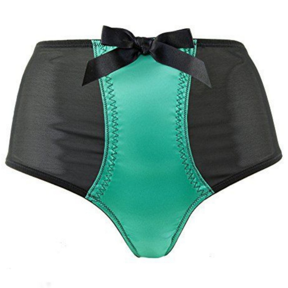 Bettie Page by Playful Promise Blue Green Sheer